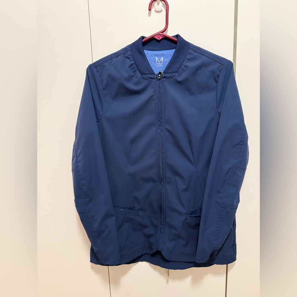 Medelita Blue Scrub Jacket